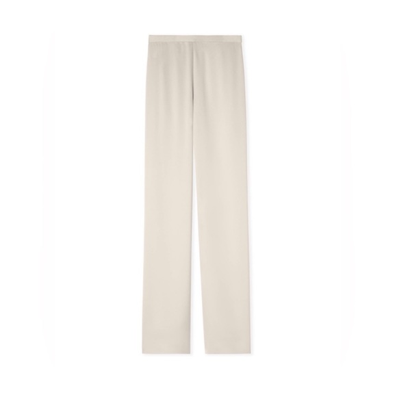 St. John Santana Knit Pull On Elastic Waist Pants NWOT Beige XL - Picture 9 of 10